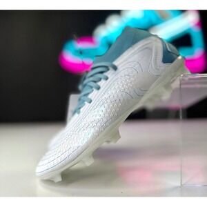 adidas Predator Accuracy.2 Fg IF5212 Cleats White/Gray/Blue Men's 5.5/Womens 6.5